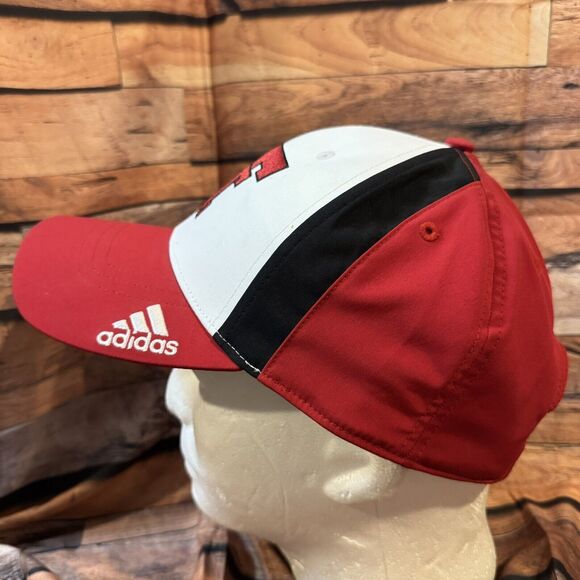 Adidas Texas Tech Red Raiders Hat Adjustable Strapback Cap Masked Rider Double T - Picture 5 of 8
